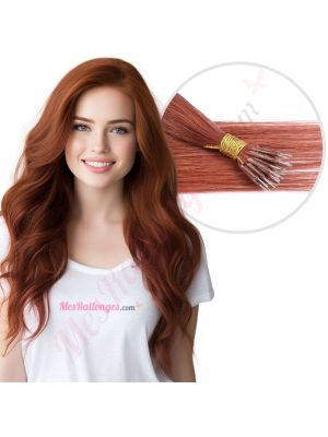 Auburn Foncé #33 Nano-Rings Cheveux Naturels