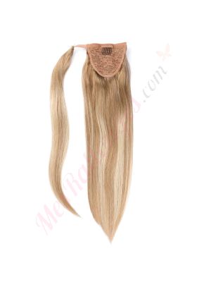 Blond Foncé Balayage Ponytail Cheveux Naturels