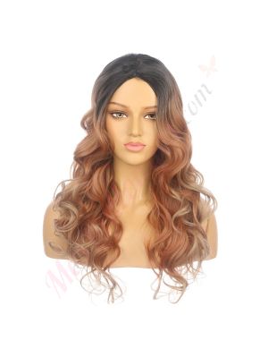 DM1707484-v4 Ombré Balayage Perruque Longue Cheveux Synthétiques  [VENTE FINALE]