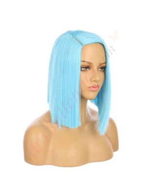 DM1810934-v4 Bleu Éléctrique Perruque Courte Cheveux Synthétiques [VENTE FINALE]