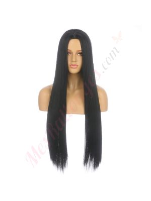 DM2031086-v4 Noir Perruque Extra Longue Cheveux Synthétiques  [VENTE FINALE]