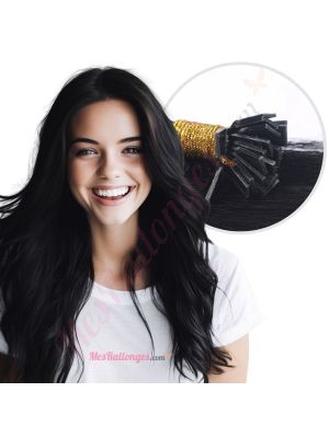 Noir Foncé #1 Kératines Cheveux Naturels