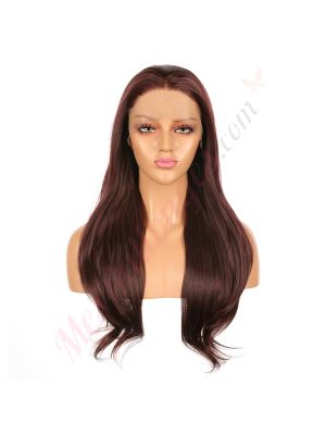 G1904878-v4 - Perruque Longue Cheveux Synthétique Brunette [VENTE FINALE]