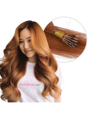 Roux Naturel #30 Nano-Rings Cheveux Naturels