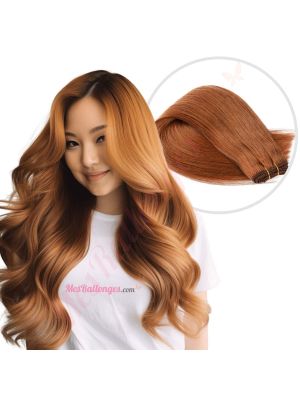 Roux Naturel #30 Cousues Cheveux Naturels
