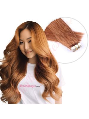 Roux Naturel #30 Bandes Adhésives Cheveux Naturels