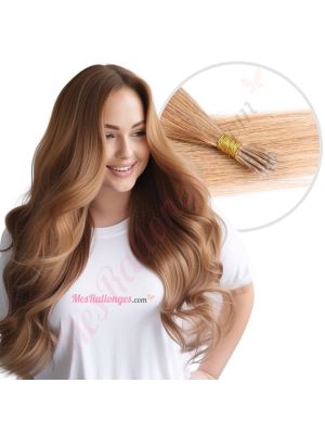 Brun Miel #12 Nano-Rings Cheveux Naturels