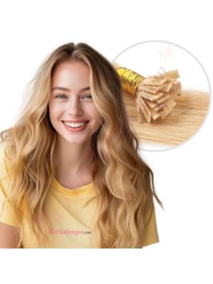 Brun Miel & Blond Cendré #12/24 Kératines Cheveux Naturels