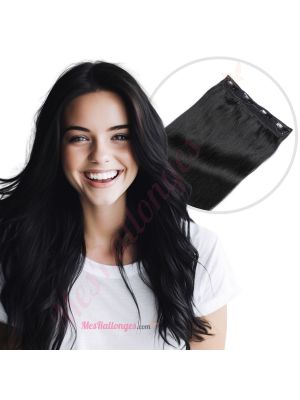 Noir Foncé #1 Fil Invisible Cheveux Naturels