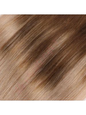 14 pouces Rallonges À Clips Cheveux Naturels Remy Ondulés Ombré Blond 85g