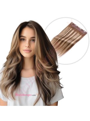 Balayage Ombré Fil Invisible Cheveux Naturels