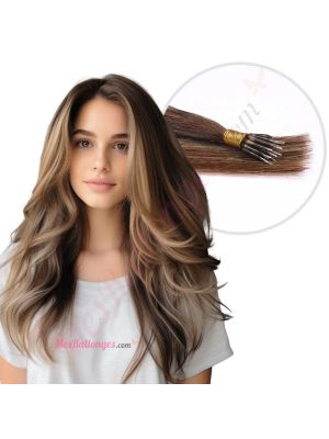 Balayage Ombré Nano-Rings Cheveux Naturels