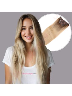 Blond Ombré À Clips Cheveux Synthétiques  [VENTE FINALE]