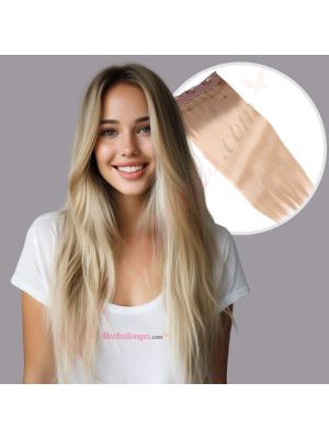 Blond Ombré Fil Invisible Cheveux Synthétiques [VENTE FINALE]
