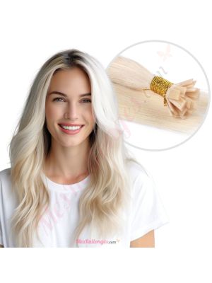 Blond Platinum Kératines Cheveux Naturels