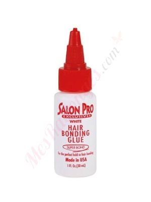 12 qty [Salon Pro] Colle pour cheveux (1 oz) BLANCHE [VENTE FINALE]