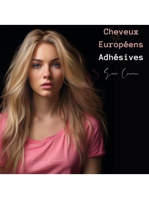 Extensions Capillaires Européennes Bandes Adhésives de Luxe Sam Conan™ - 20 Pouces & 180g