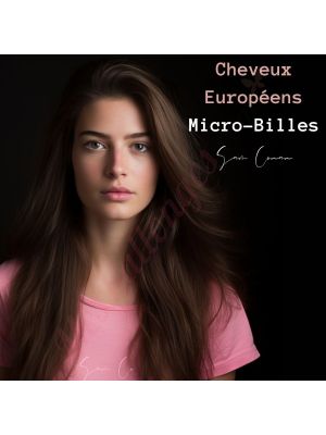 Extensions Capillaires Européennes Micro Billes de Luxe Sam Conan™ - 20 Pouces & 180g