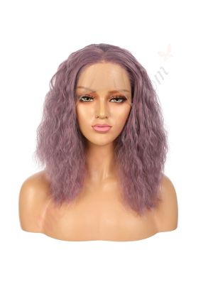 G1707320-v2 - Perruque Courte Cheveux Synthétique Mauve [VENTE FINALE]