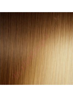 22 pouces Rallonges Cousues Invisibles Cheveux Européens Ombré Blond Beige Naturel #T9A 22 16 50g