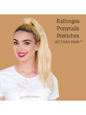 rallonges postiches cheveux naturels	Noir brun #1b