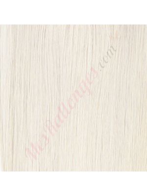 26 pouces Cousues Cheveux Naturels Blond Blanc 115g (PRÉCOMMANDE, EXPÉDITION EN 4 À 6 SEMAINES)