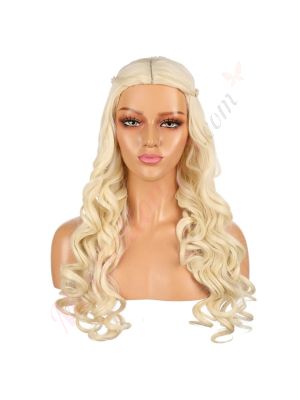 DM1707366-v4 - Perruque Longue Cheveux Synthétique Blonde  [VENTE FINALE]