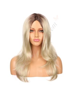 DM2031227-v4 - Perruque Longue Cheveux Synthétique Blonde  [VENTE FINALE]