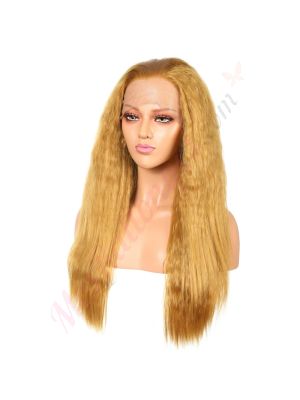 G1808604-v3 - Perruque Longue Cheveux Synthétique Roux Blond  [VENTE FINALE]