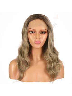 G1903681C-v4 - Perruque Courte Cheveux Synthétique Blonde Foncée  [VENTE FINALE]