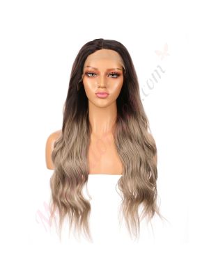 G1904841C-v3 - Perruque Longue Cheveux Synthétique Ombrée [VENTE FINALE]
