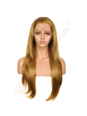 X1707505-v4 - Perruque Longue Cheveux Synthétique Blonde Dorée  [VENTE FINALE]