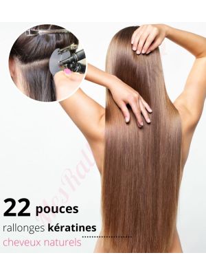 22 Pouces Kératines Cheveux Naturels