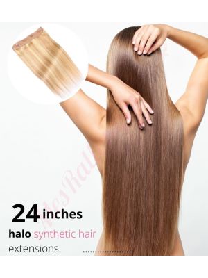 24 Pouces Fil Invisible Cheveux Synthétiques [VENTE FINALE]