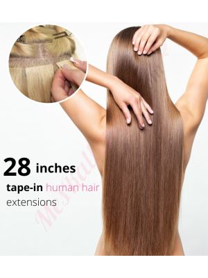 28 Pouces Bandes Adhésives Cheveux Naturels