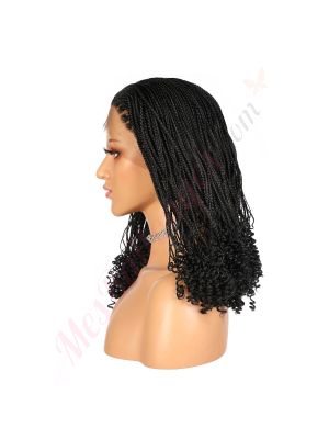 X161115118 - Perruque Courte Cheveux Synthétique Noire [Vente Finale]