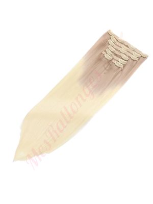 rallonges a clips	blond cendré ombré 
