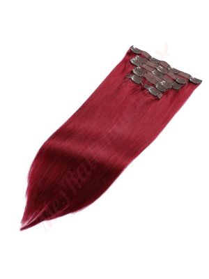 Bourgogne À Clips Cheveux Naturels