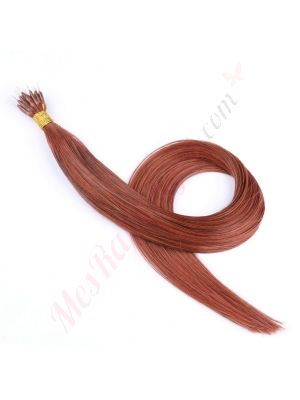 Auburn Foncé #33 Nano-Rings Cheveux Naturels