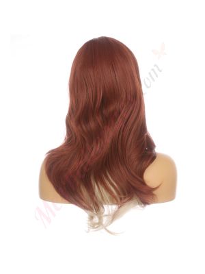 DM1810956-v4 Auburn et Blond Perruque Longue Cheveux Synthétiques [VENTE FINALE]