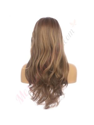 DM2031267-v4 Brun Balayage Perruque Longue Cheveux Synthétiques  [VENTE FINALE]