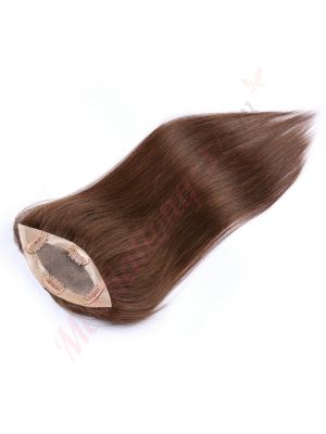 Brun Foncé #2 Volumateur (Topper) Perte De Cheveux Pour La Couronne Complète (Dimensions: 6.5 pouces x 2.25 pouces) Cheveux Remy Hair