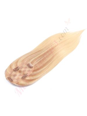 Blond Pâle Ombré Volumateur (Topper) Perte De Cheveux Sur La Séparation De Cheveux (Dimensions: 2.75 pouces x 5 pouces) Cheveux Remy Hair