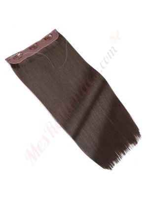 Brun Foncé #2 Fil Invisible Cheveux Synthétiques [VENTE FINALE]