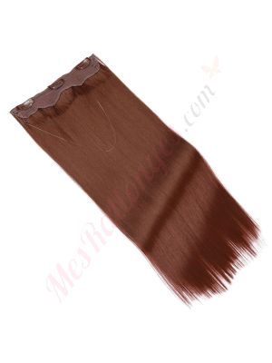 Auburn Foncé #33 Fil Invisible Cheveux Synthétiques [VENTE FINALE]