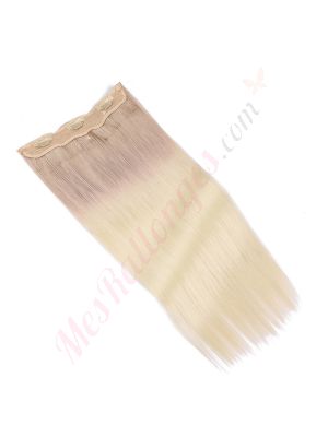 Blond Cendré Ombré Fil Invisible Cheveux Synthétiques [VENTE FINALE]