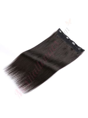 extensions cheveux halo 	noir brun 1b