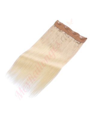 extensions cheveux halo 	blond cendré ombré