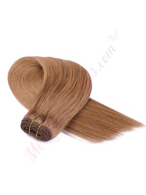 Brun Pâle #8 Cousues Cheveux Naturels