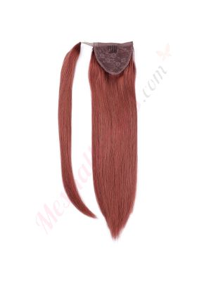 Auburn Foncé #33 Ponytail Cheveux Naturels
